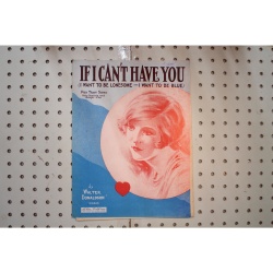 1927 - IF I CANT HAVE YOU BY WALTER DONALDSON - Sheet Music