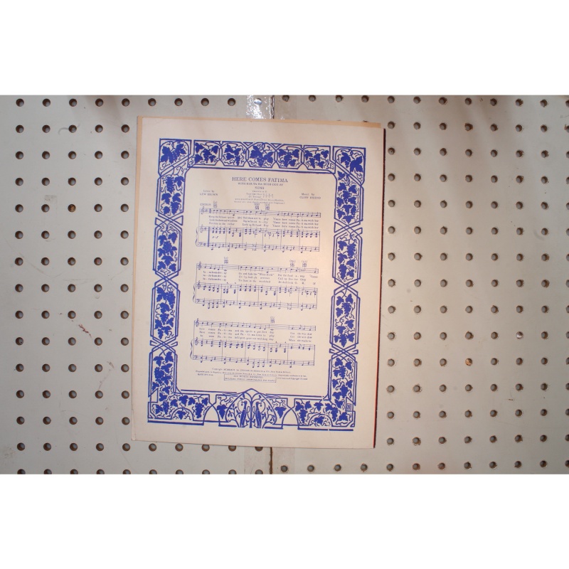 1926 - HELLO BLUEBIRD BY CLIFF FRIEND - Sheet Music