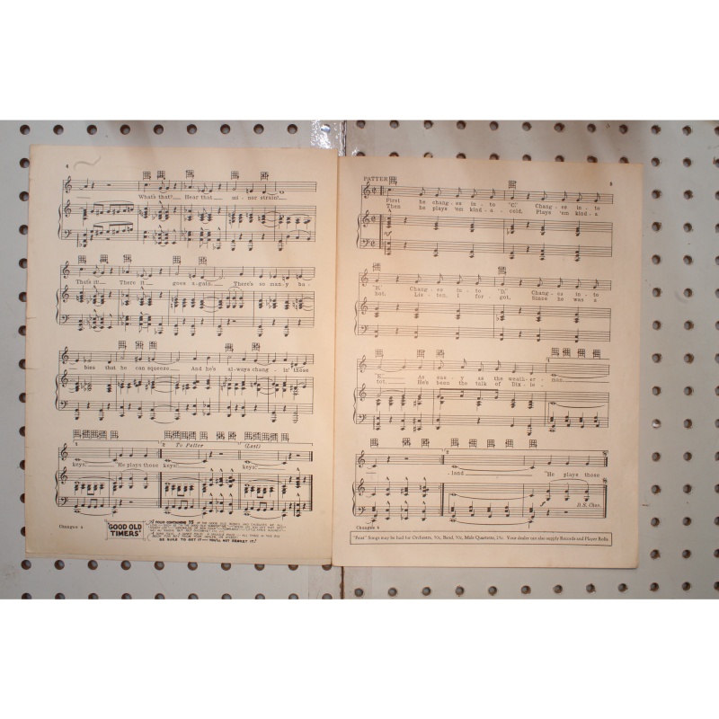 1927 - CHANGES BY WALTER DONALDSON - Sheet Music