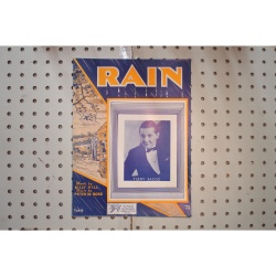 1934 - RAIN BY BILLY HILL AND PETER DE ROSE - Sheet Music