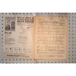1934 - RAIN BY BILLY HILL AND PETER DE ROSE - Sheet Music