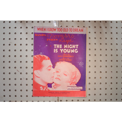 1935 - WHEN I GROW TOO OLD TO DREAM  BY OSCAR HAMMERSTEIN II AND SIGMUND ROMBERG