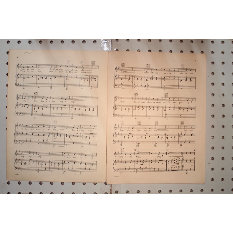 1926 - TING-A-LING THE WALTS OF THE BELLS BY ADDY BRITT AND JACK LITTLE - Sheet