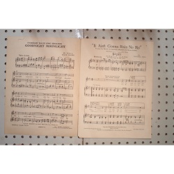 1923 - IF IT AINT GONNA RAIN NO MO BY WENDELL HALL - Sheet Music
