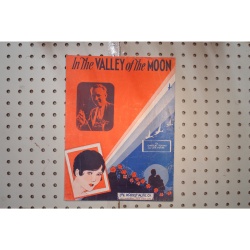 1933 - IN THE VALLEY OF THE MOON BY CHARLIE TOBIAS AND JOE BURKE - Sheet Music
