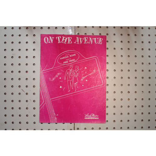 1945 - ON THE AVENUE BY HAROLD ROME AND FRED FREED - Sheet Music