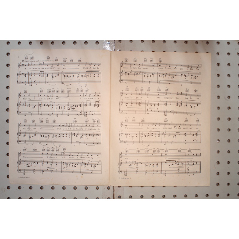 1937 - A SAILBOAT IN THE MOONLIGHT BY CARMEN LOMBARDO  AND JOHN JACOB LOEB - She