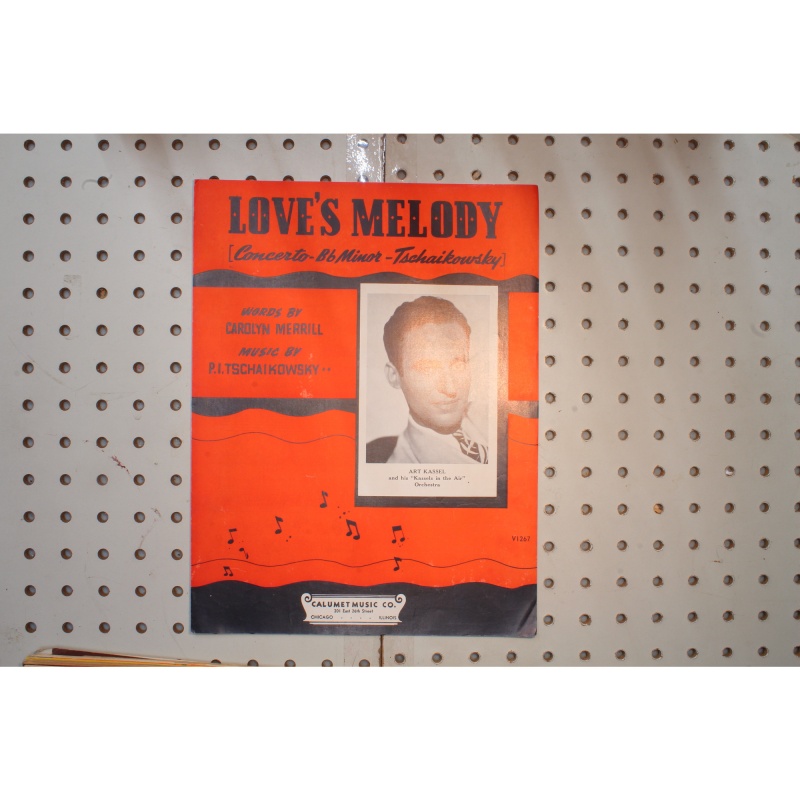 1941 - LOVES MELODY BY CAROLYN MERRILL AND P.I. TSCHAIKOWSKY - Sheet Music