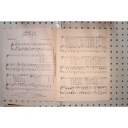 1924 - AMAPOLA ( PRETTY LITTLE POPPY) BY JOSEPH M. LACALLE - Sheet Music