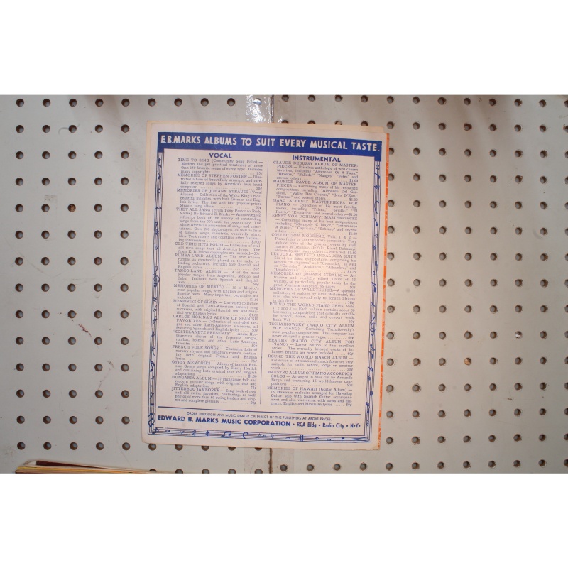 1924 - AMAPOLA ( PRETTY LITTLE POPPY) BY JOSEPH M. LACALLE - Sheet Music