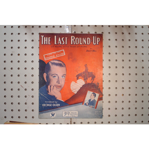 1933 - THE LAST ROUND UP BY BILLY HILL - Sheet Music