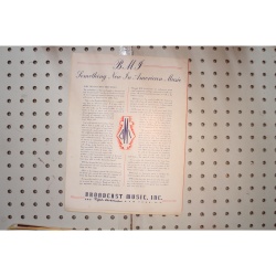 1940 - THERE I GO BY HY ZARET AND IRVING WEISER - Sheet Music