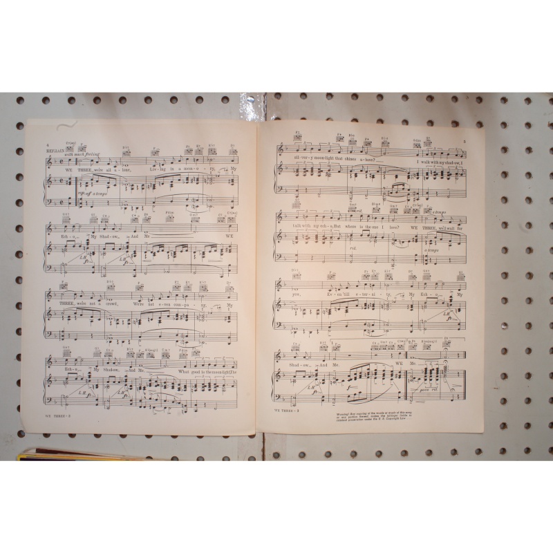 1940 - WE THREE ( MY ECHO , MY SHADOW AND ME BY DICK ROBERTSON , NELSON COGANE A