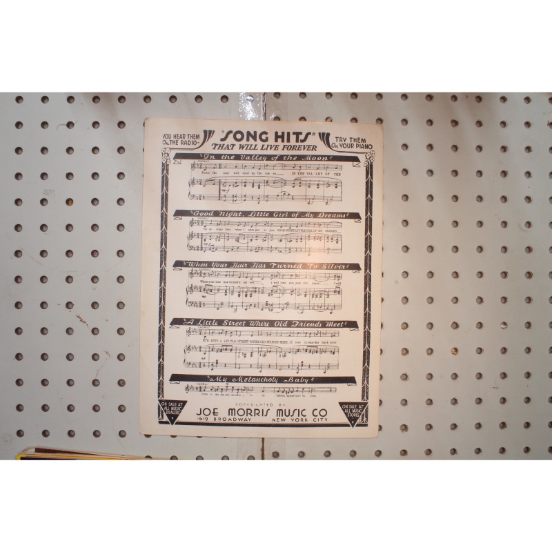 1933 - BLACKHAWK WALTZ BY WALSH - Sheet Music