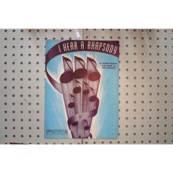 1940 - I HEAR A RHAPSODY BY GEORGE FRAGOS , JACK BAKER AND DICK GASPARRE - Sheet