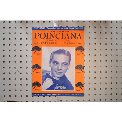 1936 - JERRY WALDS TREMENDOUS HIT ON DECCA RECORD NO. 4433 POINCIANA SONG OF TH