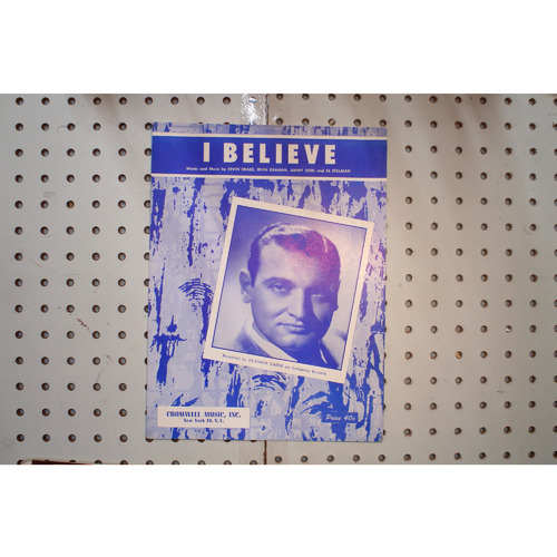 1952 - I BELIEVE BY ERVIN DRAKE , IRVIN GRAHAM , JIMMY SHIRL AND AL STILLMAN - S