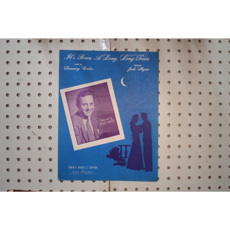 1945 - ITS BEEN A LONG, LONG TIME BY SAMMY CAHN AND JULE STYNE - Sheet Music
