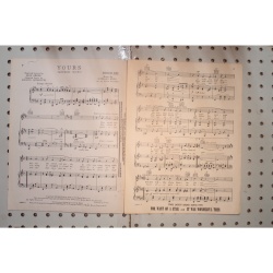 1932 - YOURS BY JACK SHERR AND GONZALO ROIG - Sheet Music