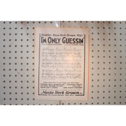 1931 - PARADISE IN A WOMAN COMMANDS BY NACIO HERB BROWN & GORDON CLIFFORD - Shee