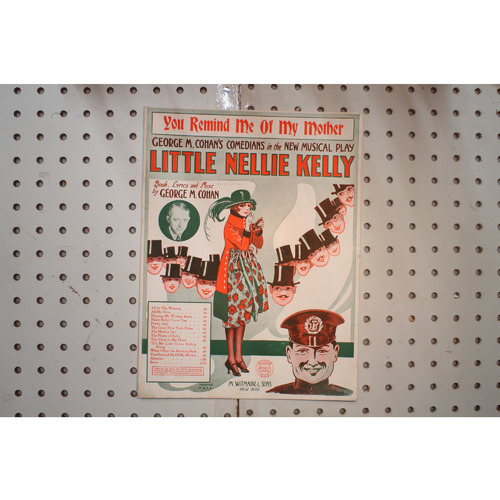 1922 - YOU REMIND ME OF MY MOTHER GEORGE M. COHANS COMEDIANS IN THE NEW MUSICAL