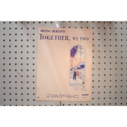 1927 - IRVING BERLINS TOGETHER, WE TWO - Sheet Music