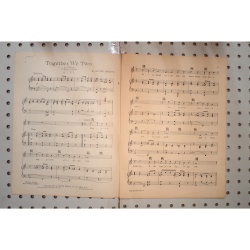 1927 - IRVING BERLINS TOGETHER, WE TWO - Sheet Music