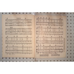1907 - ANCHORS AWEIGH THE SONG OF THE NAVY BY CAPT. ALFRED H. MILES AND CHAS A.