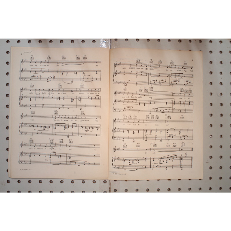 1940 - IT ALL COMES BACK TO ME NOW BY HY ZARET , JOAN WHITNEY AND ALEX KRAMER -