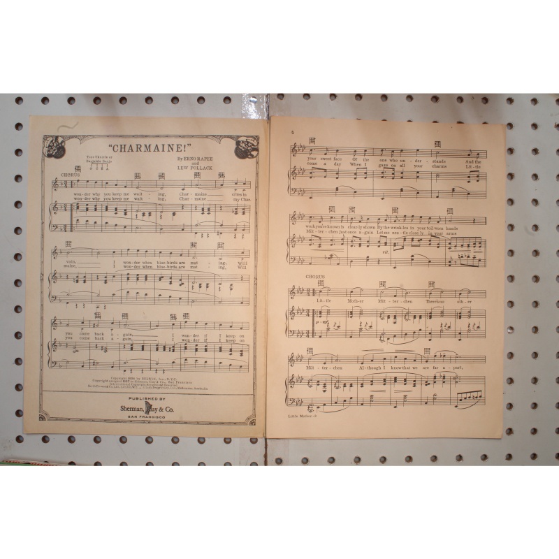 1926 - LITTLE MOTHER (MIITTERCHEN) BY ERNO RAPEE AND LEW POLLACK - Sheet Music