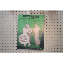 1931 - THATS AMORE (THATS LOVE) JACK BROOKS AND HARRY WARREN - Sheet Music