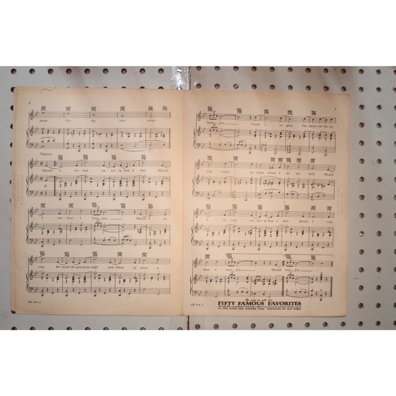 1929 - SHOULD I LORD BYRON OF BROADWAY  BY ARTHUR FREED AND NACIO HERB BROWN - S