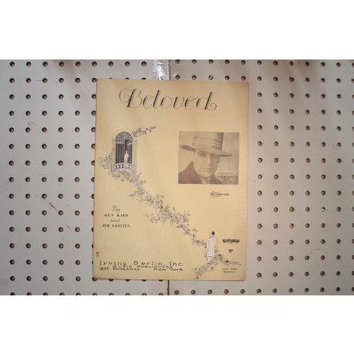 1928 - BELOVED BY GUS KAHN AND JOE SANDERS - Sheet Music