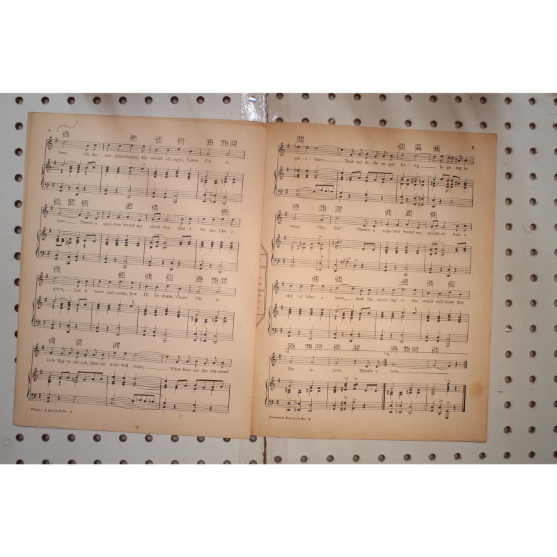 1928 - THERES A RAINBOW ROUND MY SHOULDER AL JOLSONS BIG HIT IN "THE SINGING