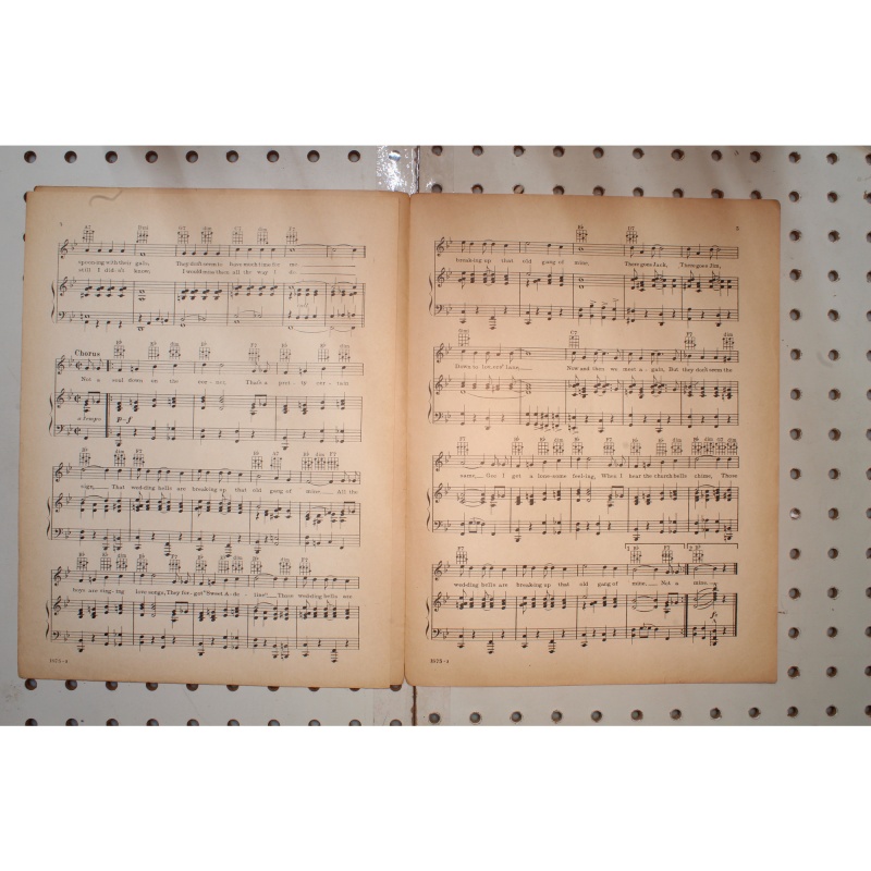 1929 - WEDDING BELLS [ARE BREAKING UP THAT OLD GANG OF MINE] IRVING KAHAL, WILLE