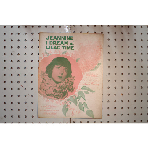 1928 - JEANNINE I DREAM OF LILAC TIME STARRING COLLEEN MOORE - Sheet Music