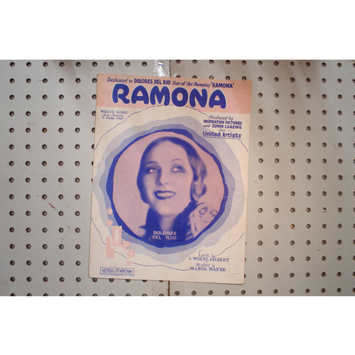 1927 - RAMONA DOLORES DEL RIO - Sheet Music