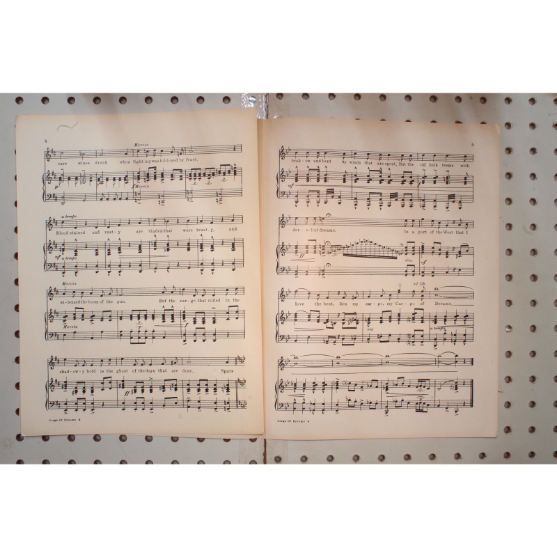 1928 - CARGO OF DREAMS STANSNY CLASSIC - Sheet Music
