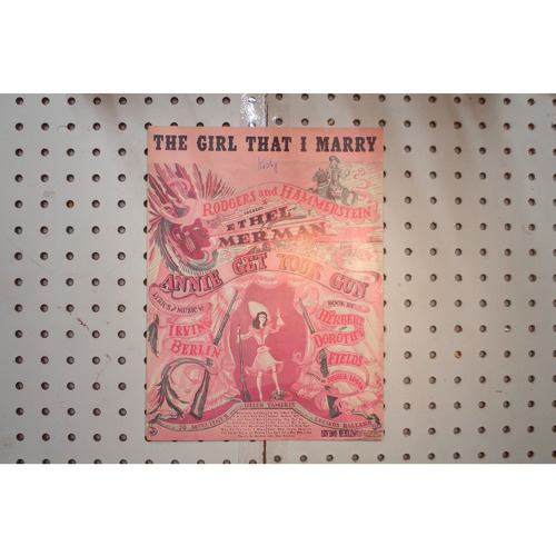 1946 - IRVING BERLIN THE GIRL THAT I MARRY , ANNIE GET YOUR GUN - Sheet Music