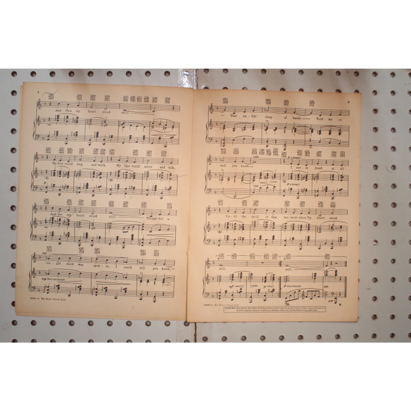 1927 - MY HEART STOOD STILL FROM THE MUSICAL COMEDY " A CONNECTICUT YANKEE" - Sh