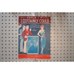 1926 - AGER. YELLEN & BORNSTEIN INC. COULD I? I CERTAINLY COULD - Sheet Music