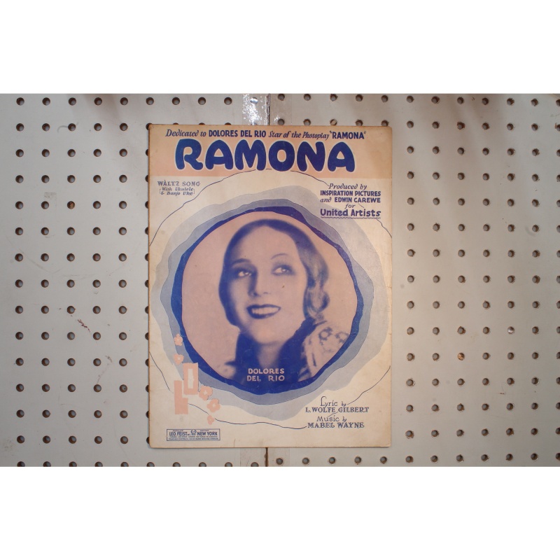 1927 - ROMONA DELORES DEL RIO - Sheet Music