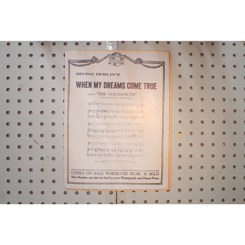 1929 - IM FOLLOWING YOU , DUNCAN SISTERS IN ITS A GREAT LIFE - Sheet Music