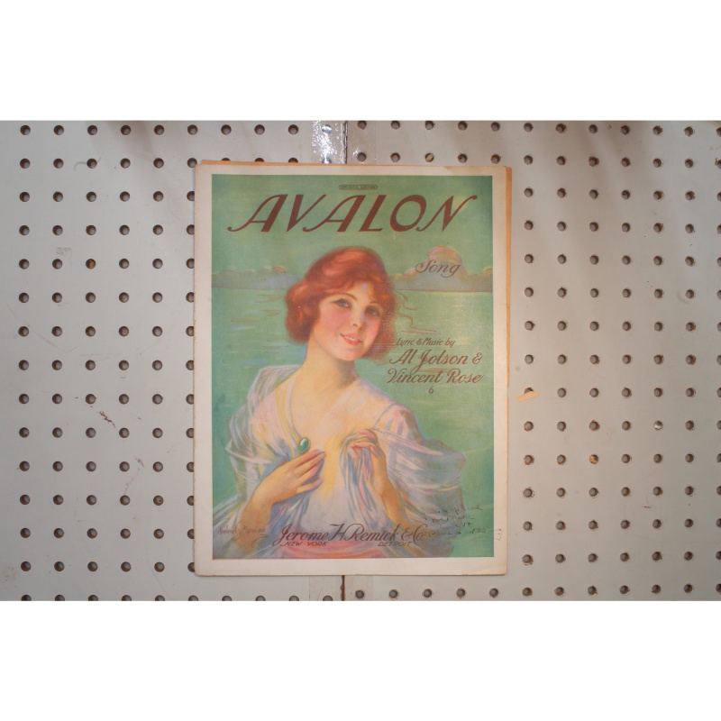 1920 - AL JOLSON &VINCENT ROSE AVALON - Sheet Music