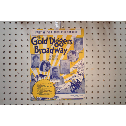 1929 - THE GOLD DIGGERS OF BROADWAY - Sheet Music
