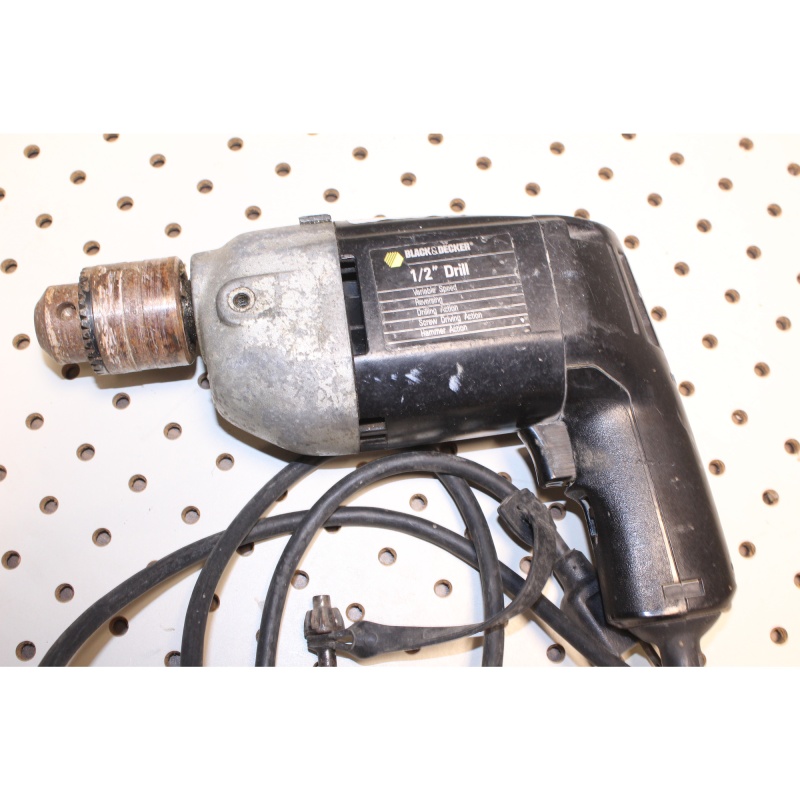 Black & Decker corded power drill