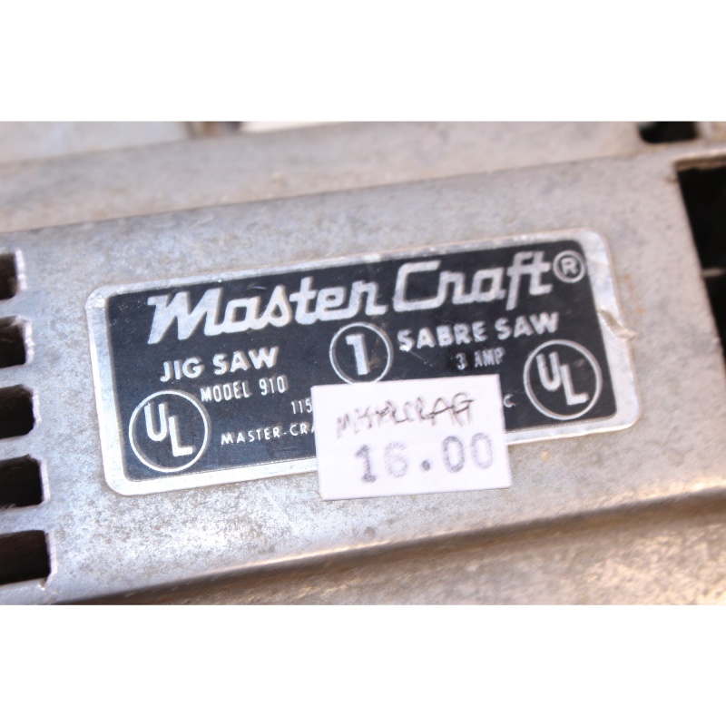 Vintage Mastercraft jigsaw saber saw model 910