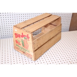 Big Jack Farm fresh asparagus wooden crate