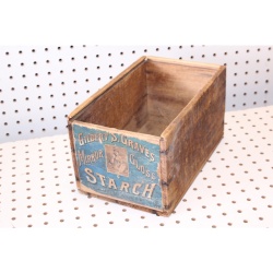 Gilbert S Graves mirror gloss starch wooden box