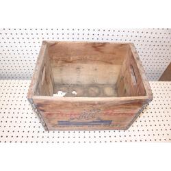 Nice early white rock sparkling beverages wooden crate
